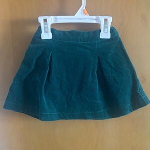 Copper Key Dark Teal Mini Skirt